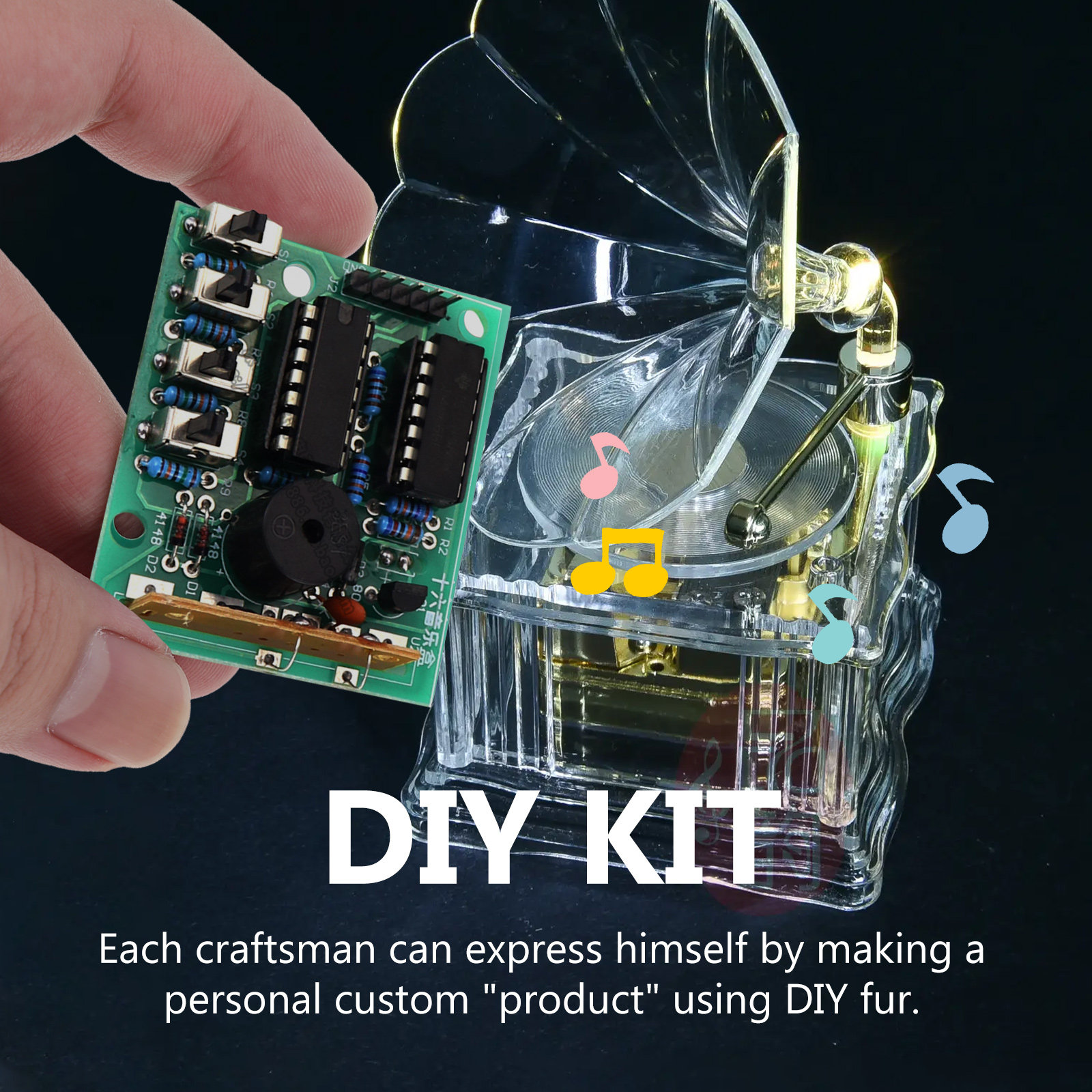 Diy Electronics Box - 1 juego de componentes electrónicos para