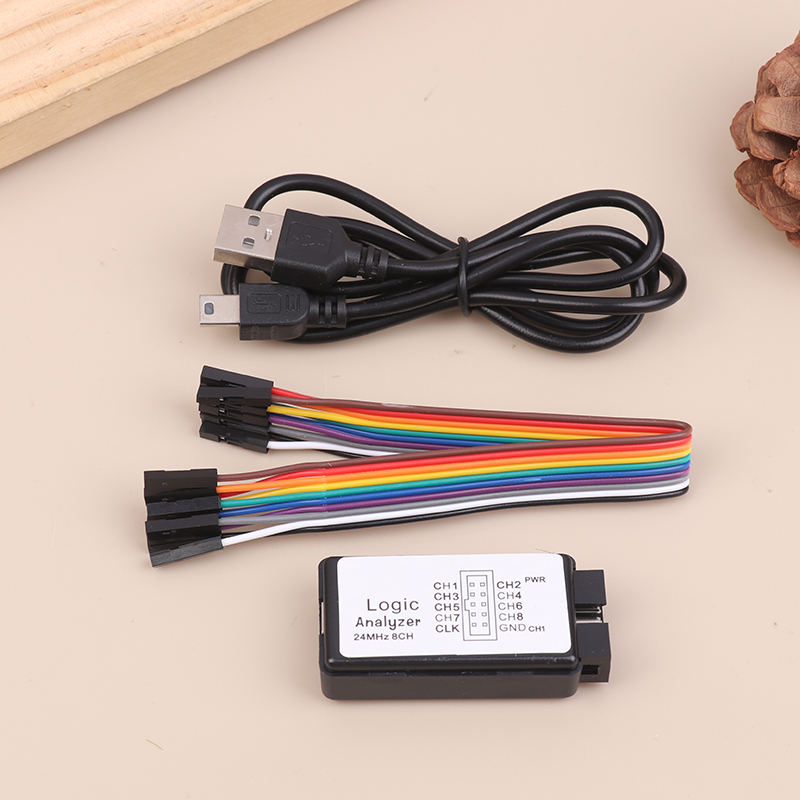 Logic Analyzer Usb - Analizador Lógico USB de 24MHz, 8
