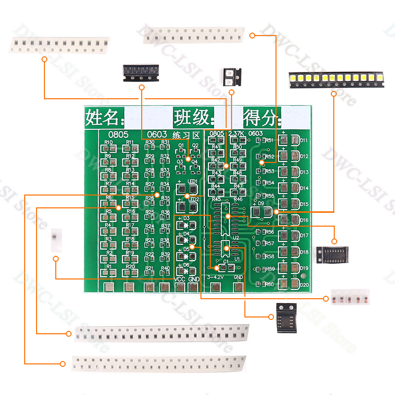 Kit de clase, componentes de p - Diy Electronics Project Kit reseña y precio