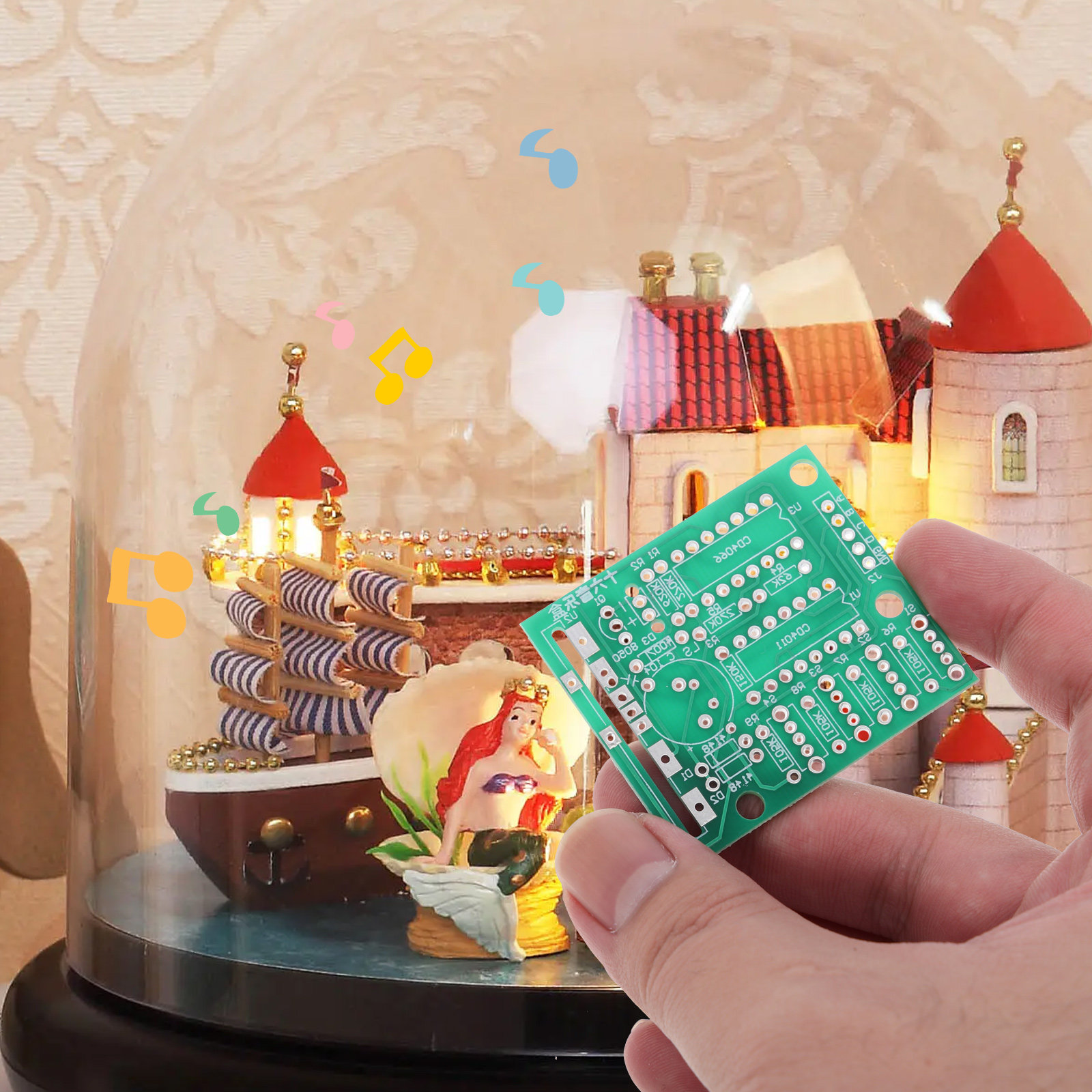 1 juego de componentes electró - Diy Electronics Box reseña y precio