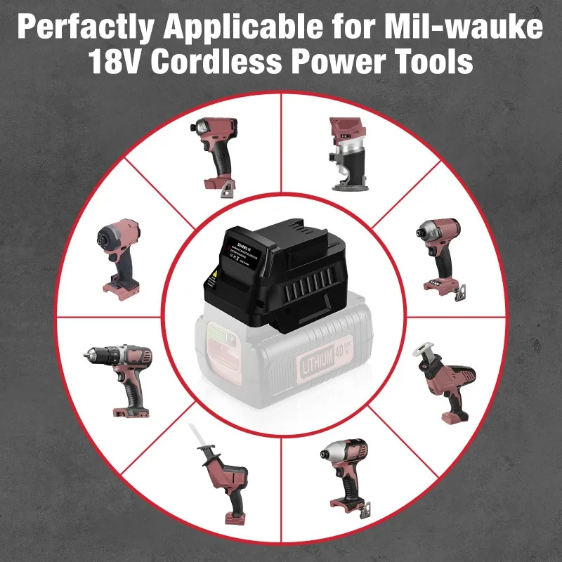 Adaptador de batería BD40MIL18 - Black+Decker Tool Cordless reseña y precio