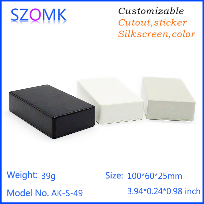 4 piezas 100*60*25mm caja de p - Diy Electronics Cabinet reseña y precio