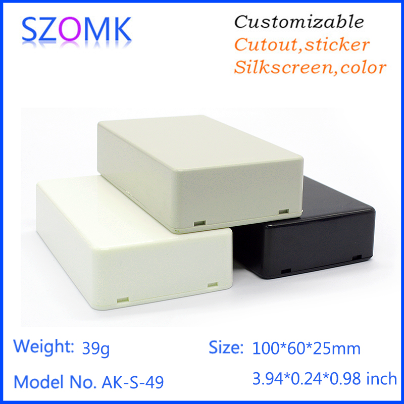 4 piezas 100*60*25mm caja de p - Diy Electronics Cabinet reseña y precio