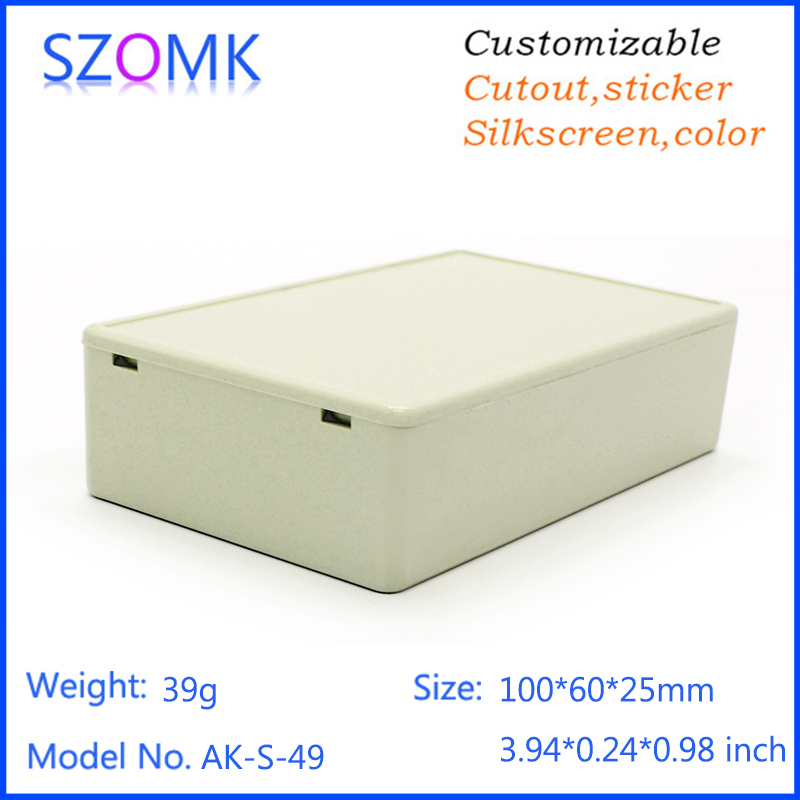 4 piezas 100*60*25mm caja de p - Diy Electronics Cabinet reseña y precio