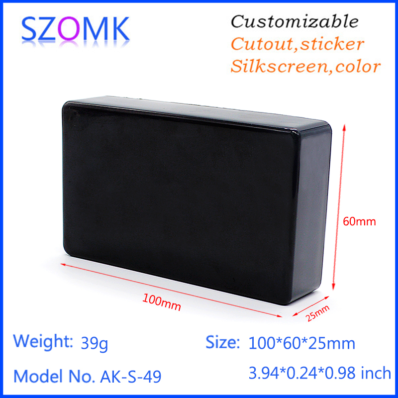 4 piezas 100*60*25mm caja de p - Diy Electronics Cabinet reseña y precio
