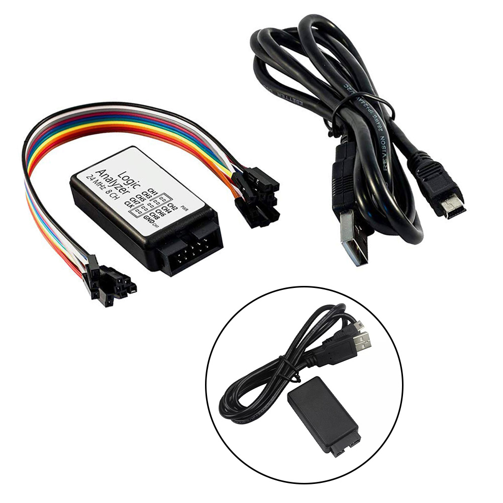 Analizador lógico de 24 MHz y  - Logic Analyzer Usb reseña y precio