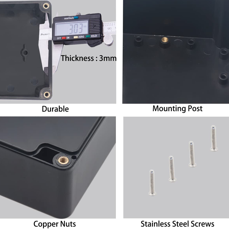 Caja de conexiones impermeable - Diy Electronics Box reseña y precio